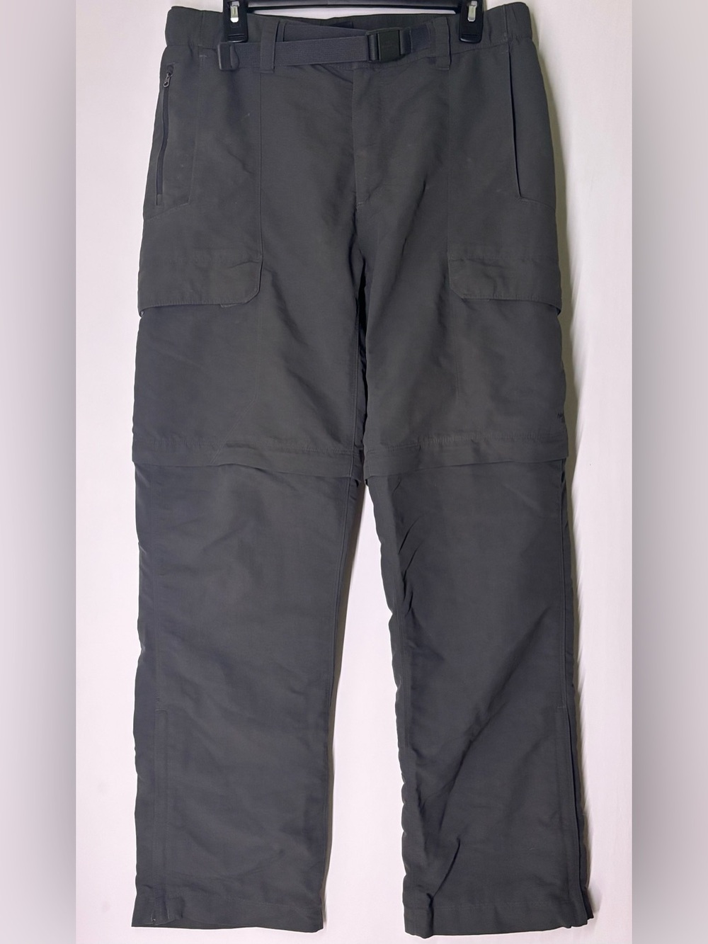 The North Face Convertible Zip-Off Hiking Cargo Pants Gray Men’s M Outdoor Trail